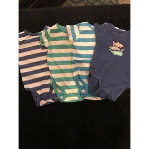 baby boy size 12 Month 12m Lot Beachy Striped